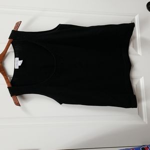 Calvin Klein black beaded tank